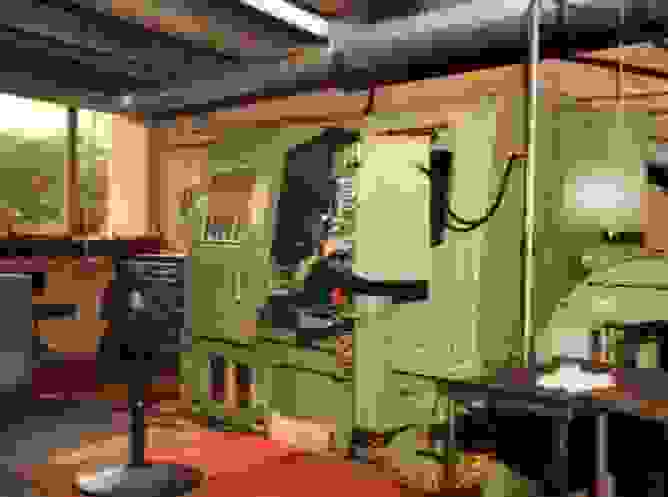 CNC machine from 1982 in the industrial buildings in Tilst