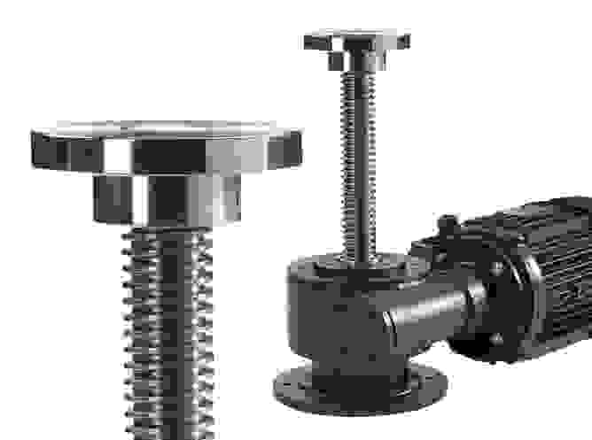 Ball screw with motor
