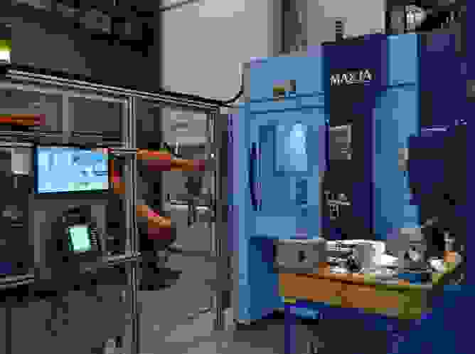 Matsuura MAM72-35V 5 axis vertical machining center with robot