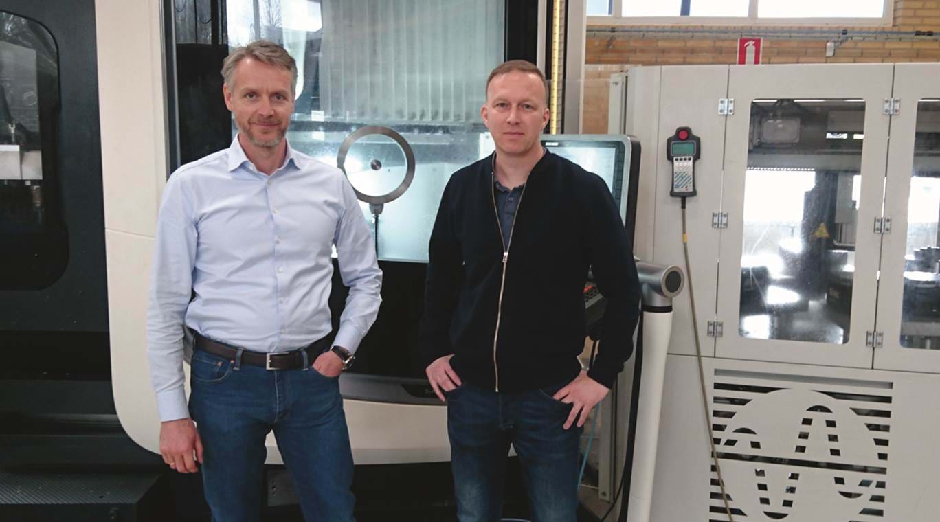 Acquisition of Ny Stenderup Maskinfabrik in 2018. Flemming Graversgaard and Torben Pryds