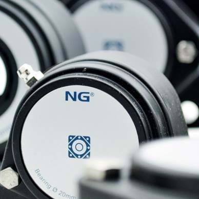  Various NG bearings with open and closed covers