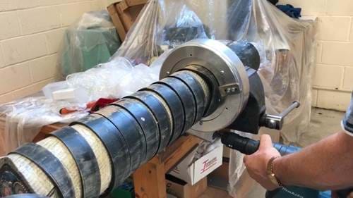 Worm gearboxes used for cable stripper