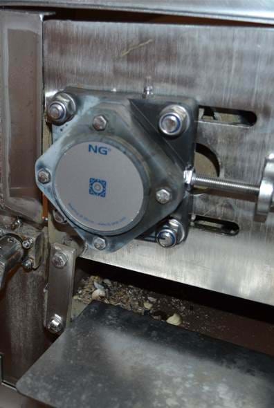 NG flange bearing unit F4 closed in Vilsund Blue production 