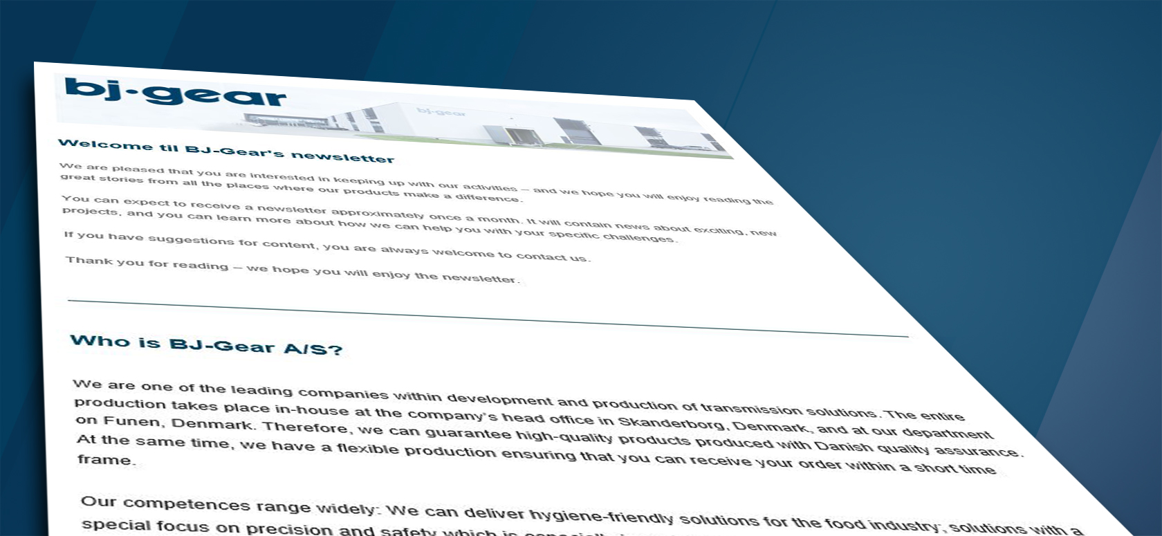 Newsletter UK banner new