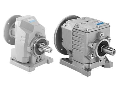 Hydro-Mec helical gearboxes white background