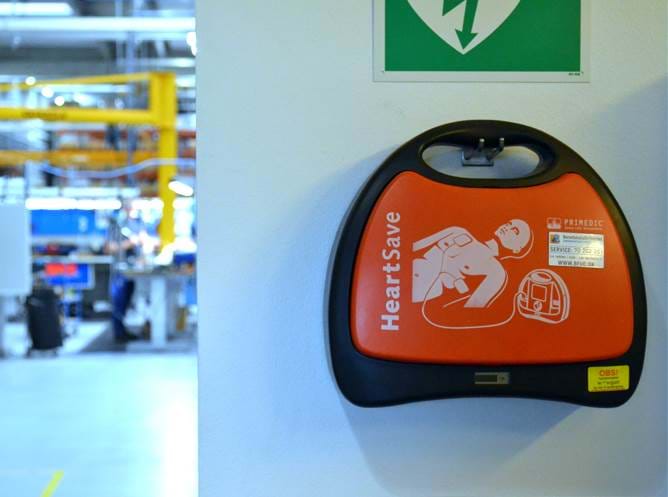 Safety and first aid - defibrillators