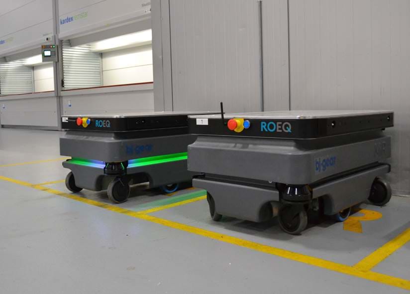 Mobile Industrial Robots MiR charging station spot