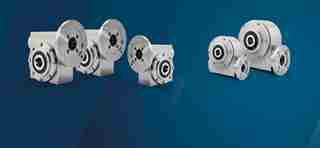 STANDARD gearboxes stainless steel on blue background