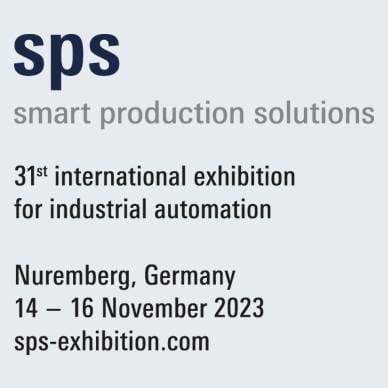 SPS Smart Production Solutions, November 14th to 16th  2023, Nuremberg, Germany