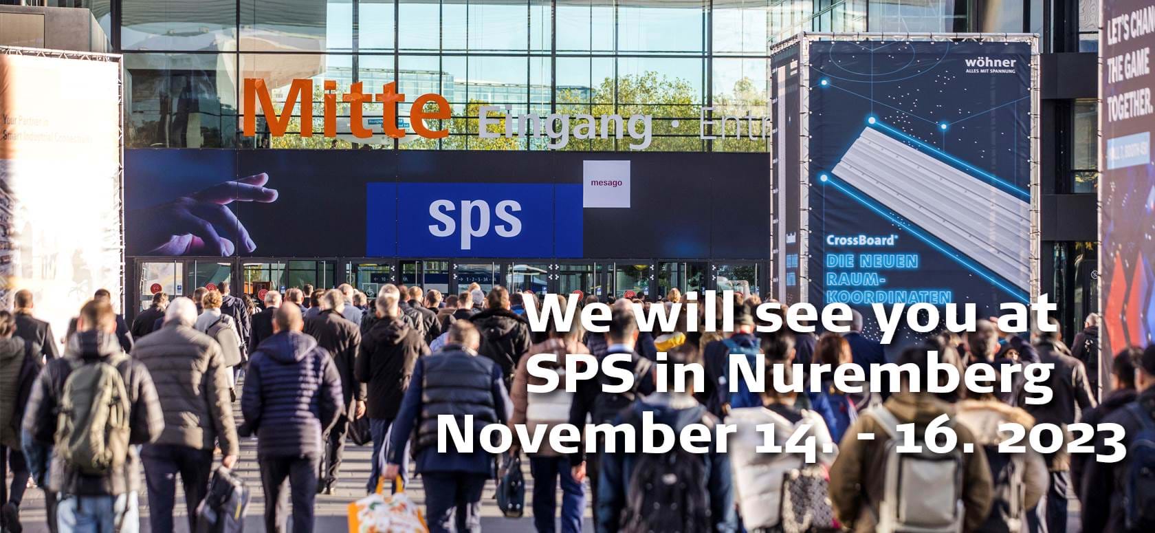 SPS in Nuremberg November 14.-16. november